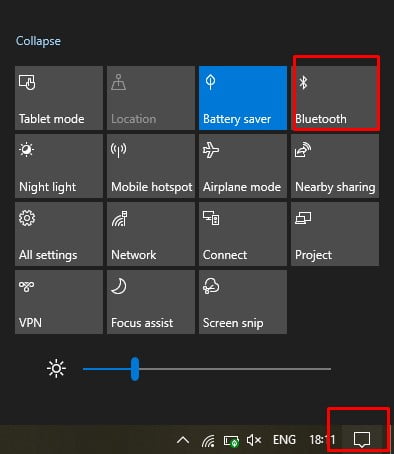 bluetooth greyed out windows 10